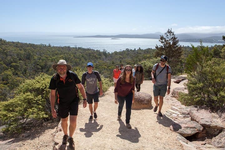 Launceston to Hobart via Wineglass Bay Active Tour