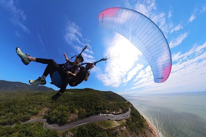 Tandem Paragliding over the Cairns Coast